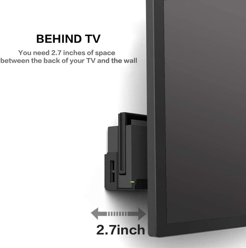 Monzlteck Wall Mount for Switch1/OLED, Near Or Behind TV,Save Spaceï¼ŒQuick Heat Dissipation, Easy to Install,Not Fit for Switch2 - Image 5